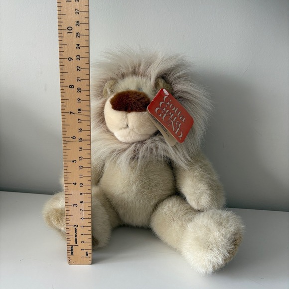 Vintage Gund Casanova Lion Plush Stuffed Animal "Stuffed with Love" Tag New! - Picture 10 of 12